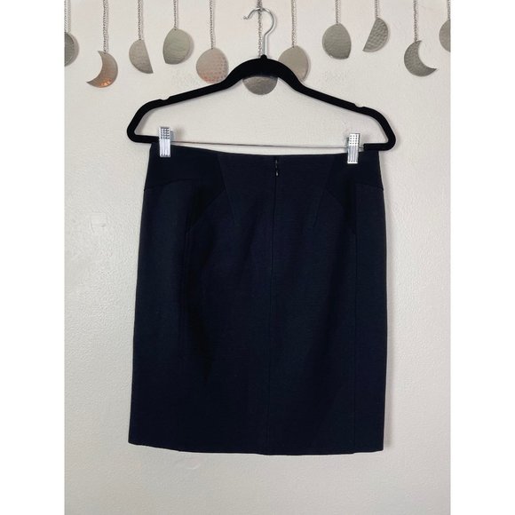 Alexander Wang Woman's Sz 6 Black Straight Pencil Skirt‎ Career Wear Office - Picture 6 of 6